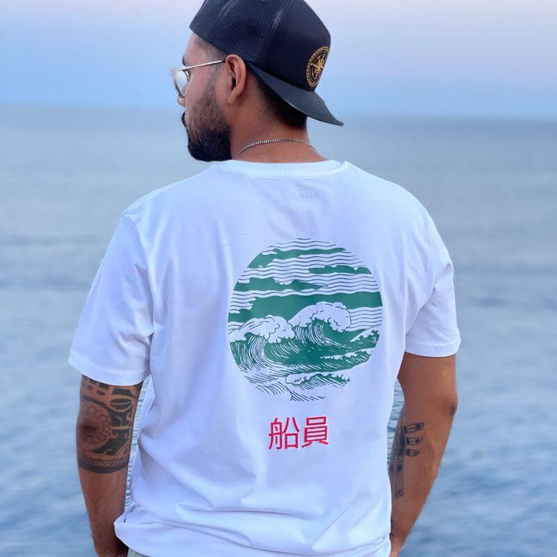 Japanese wave T-shirt - Seaman&