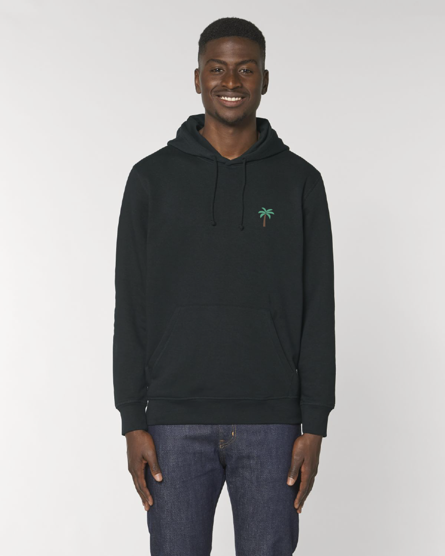 Palm tree embroidered Hoodie - Seaman&