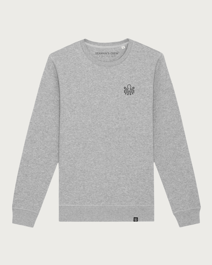 Pulpo embroidered sweatshirt - Seaman&